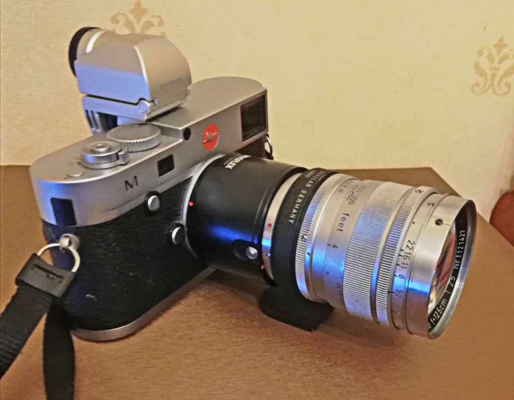 Hektor 12,5 f2.5 adapter for M lens - Leica Collectors & Historica