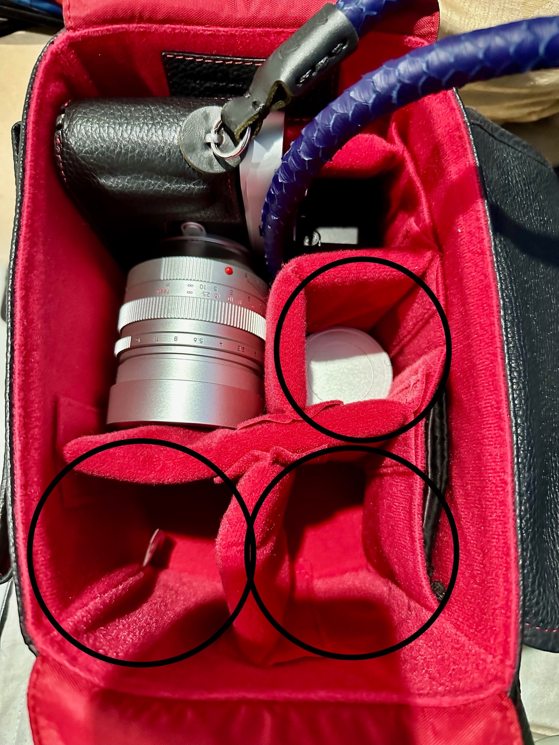 Camera bag Louis VFlex (M11 with Visoflex)
